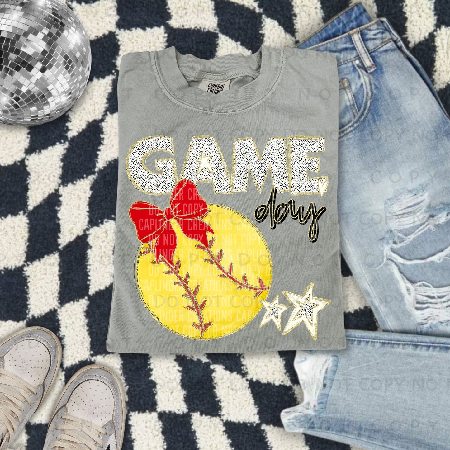 Softball bow drop down menu