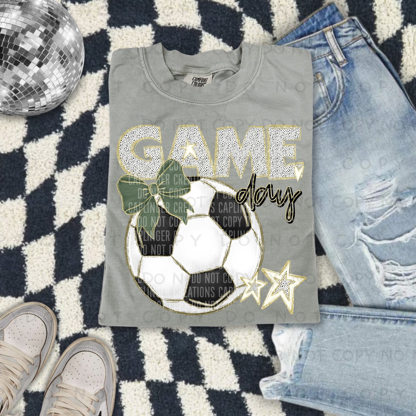 Soccer bow drop down menu