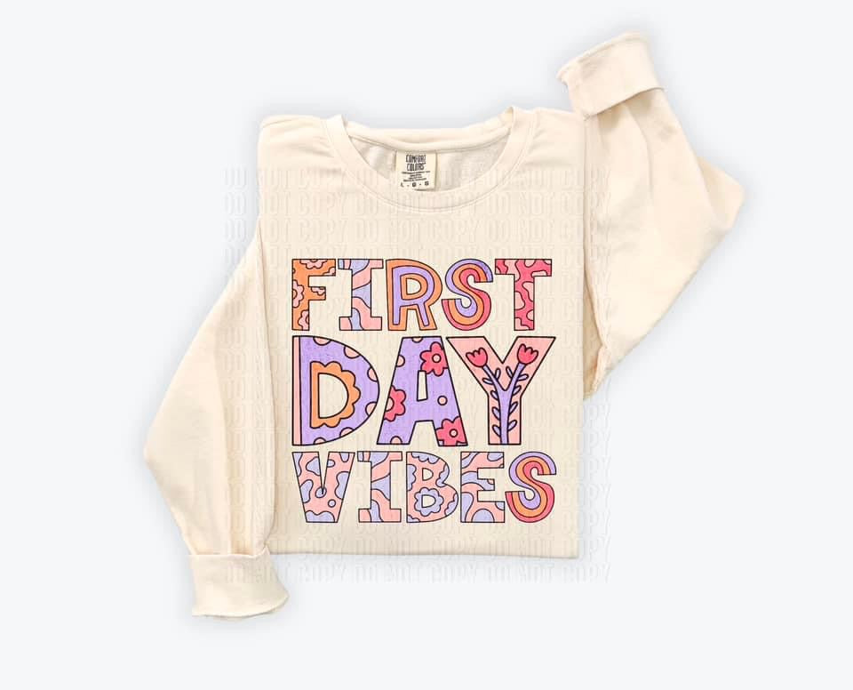 1st day school vibes retro