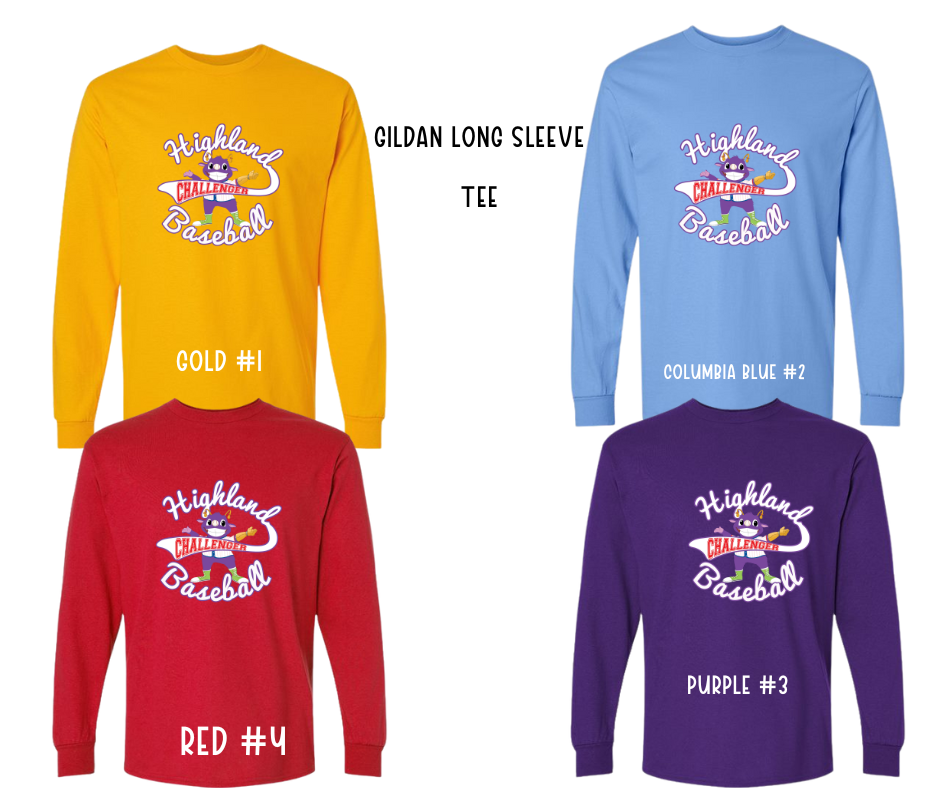Highland Challenger Spiritwear Long sleeve t-shirt