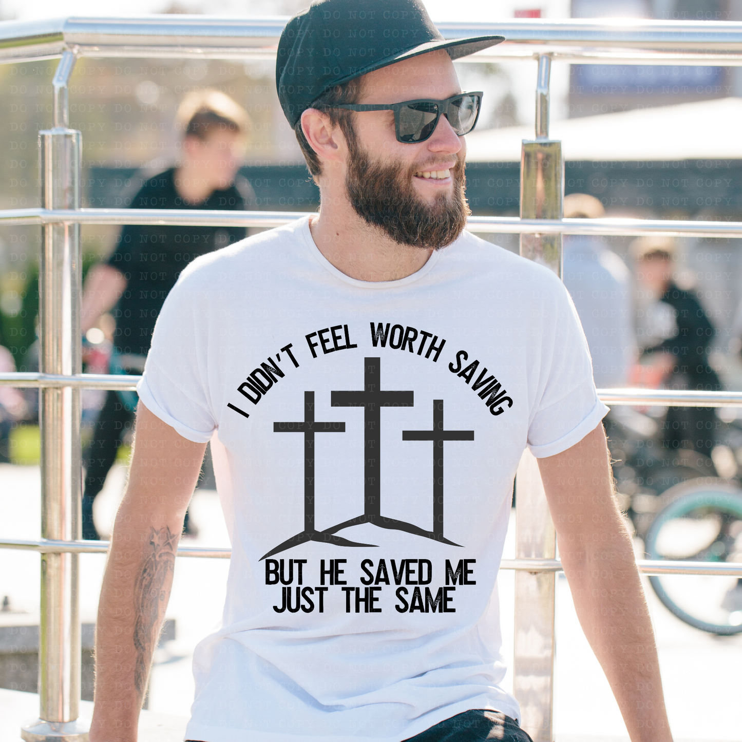 I Didn't Feel Worth Saving, But He Saved Me Just the Same (crosses)