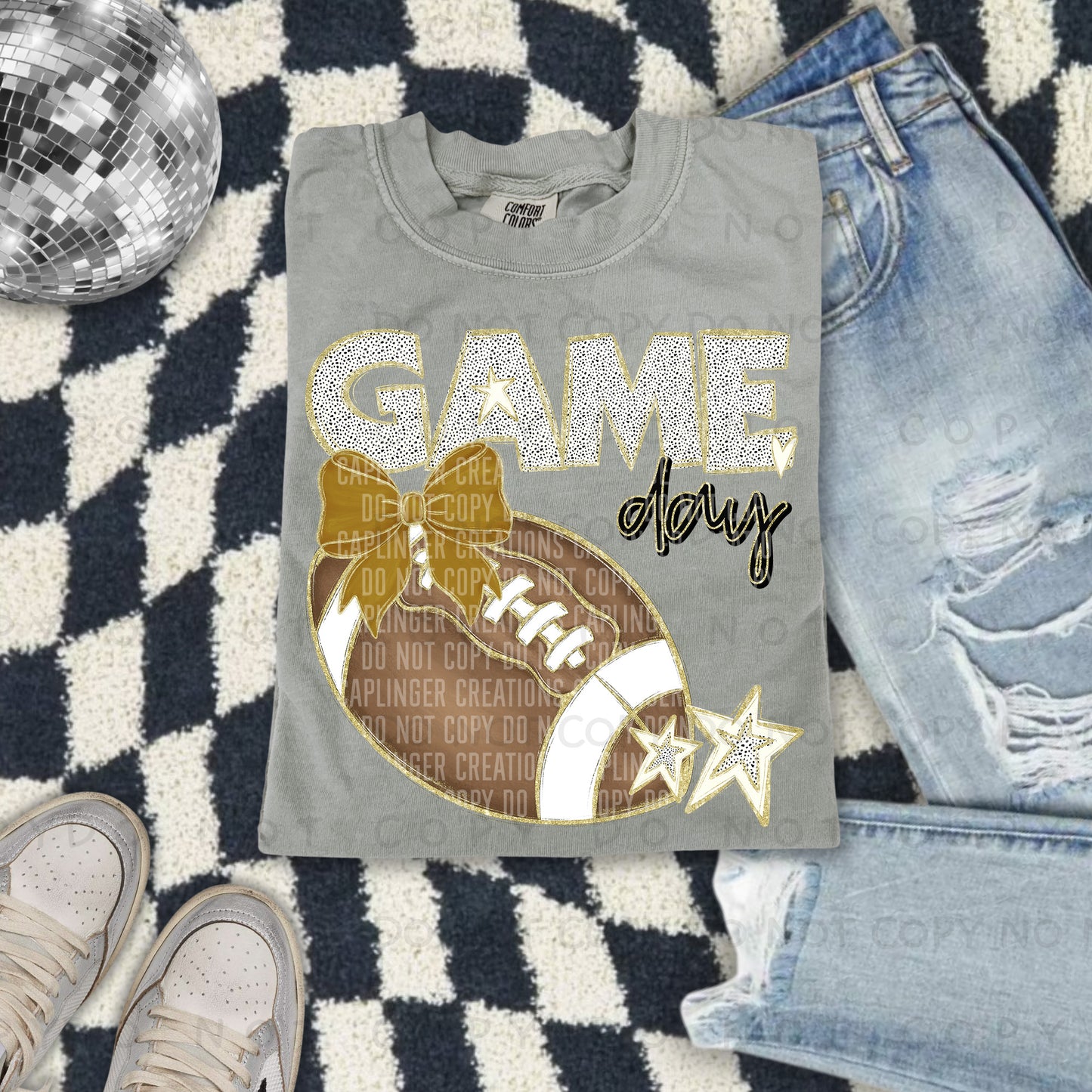 Football bow drop down menu