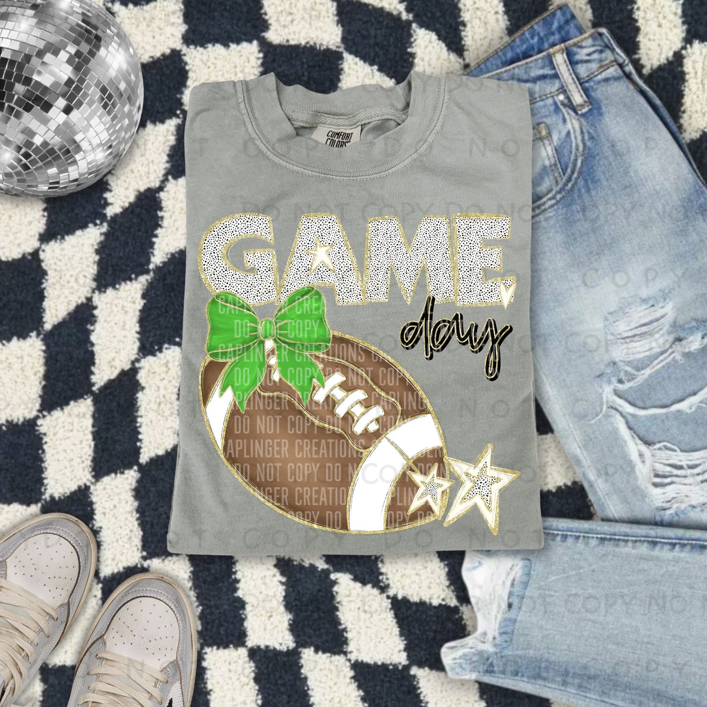 Football bow drop down menu