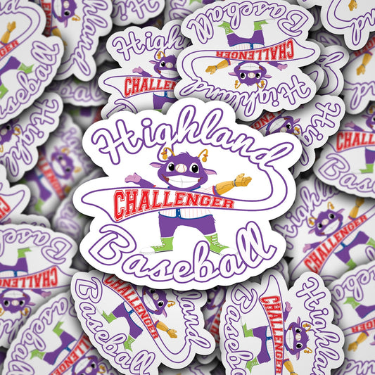 Highland challenger car cling