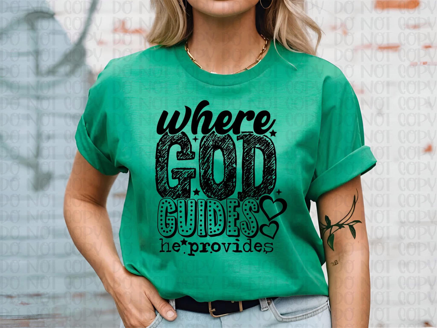 Where God guides he provides