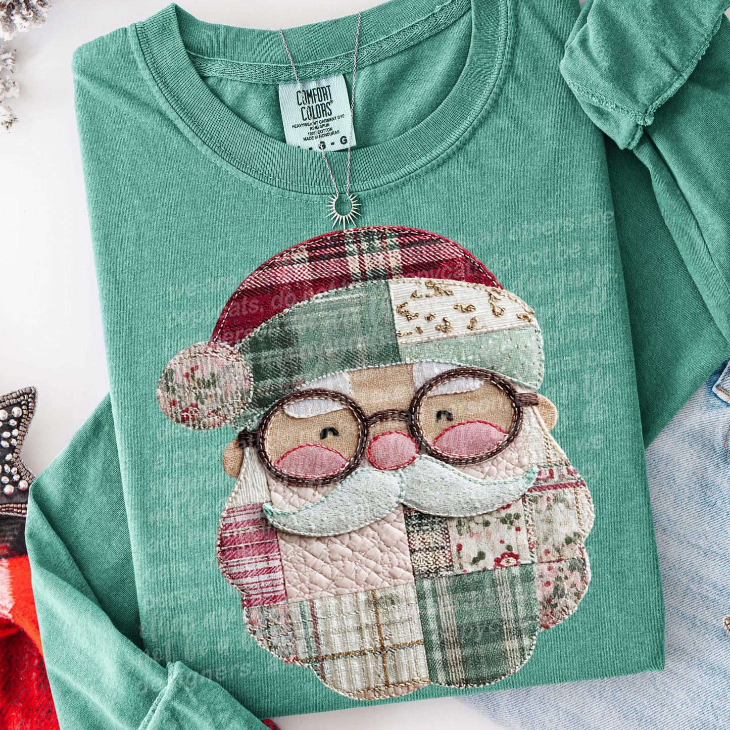 Santa with glasses