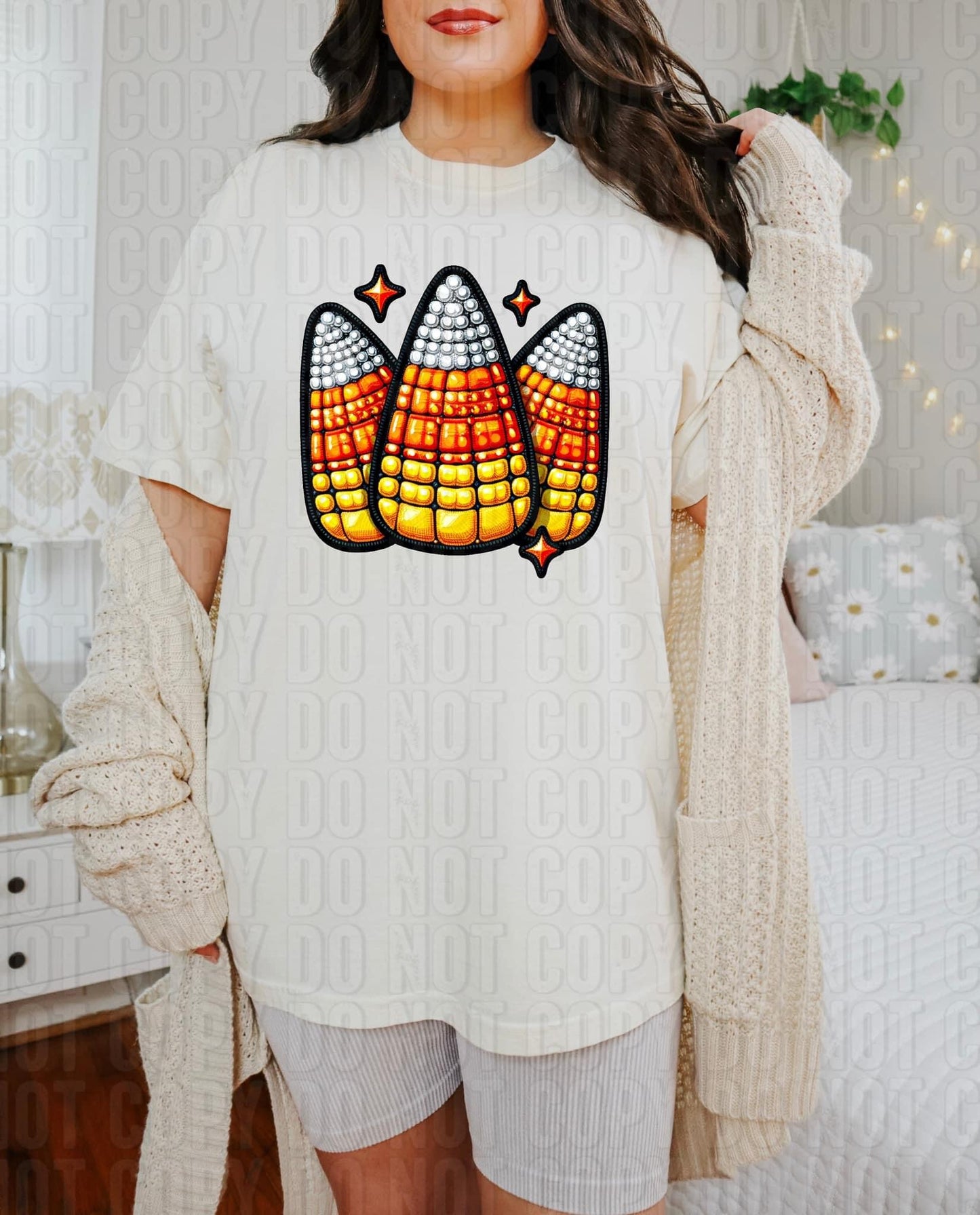 Candy Corn Rhinestones