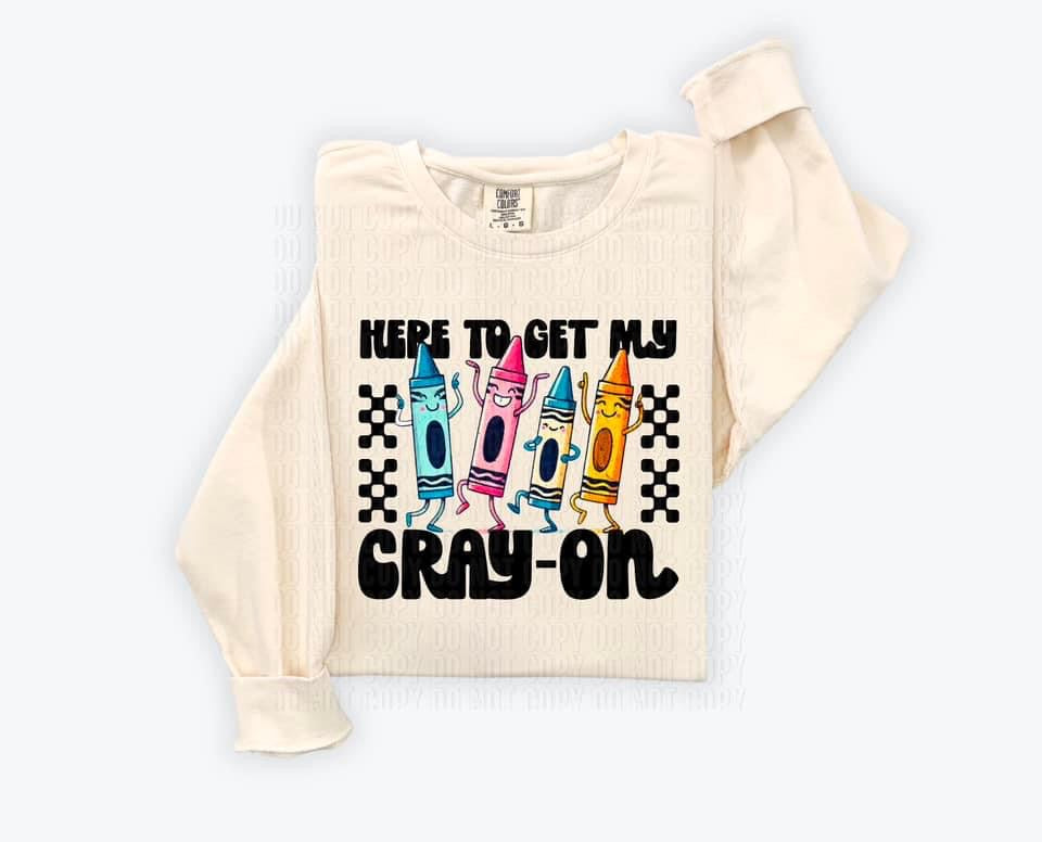 Here to get my Cray-On