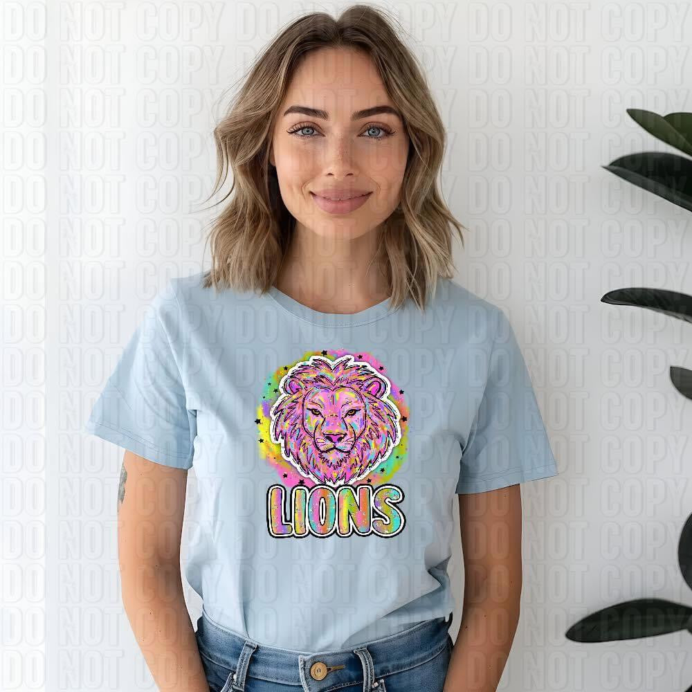 Lions glittery