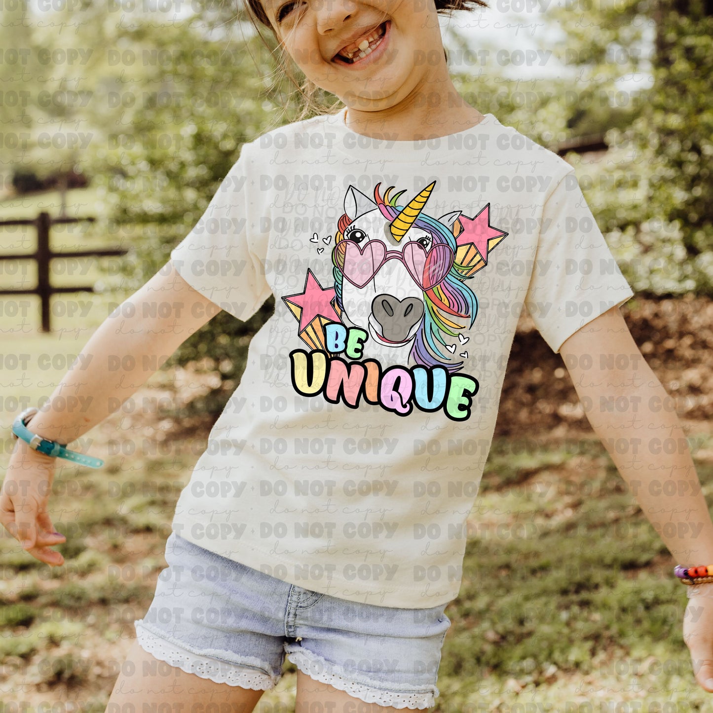 Be Unique Unicorn Kids Shirts