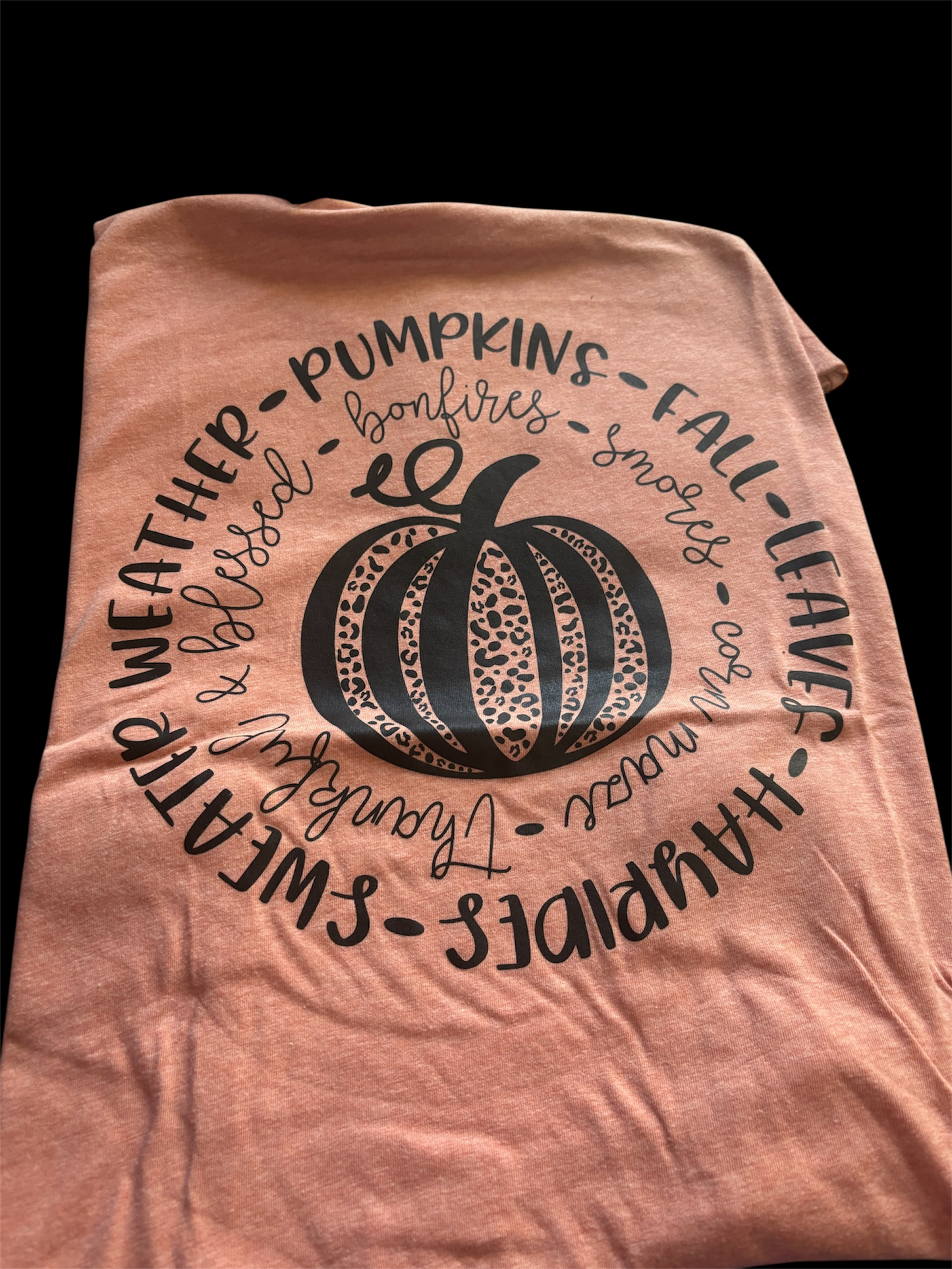 Pumpkins Fall Leaves Hayrides Sweater weather bella canvas heather sunset
