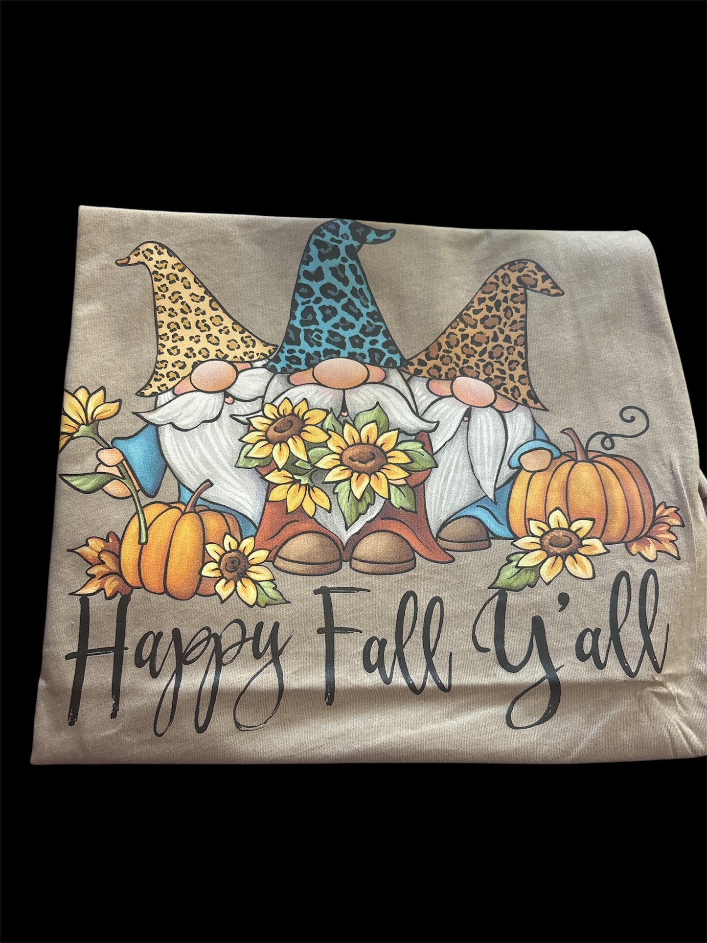Gnomes Happy fall y'all bella canvas tee