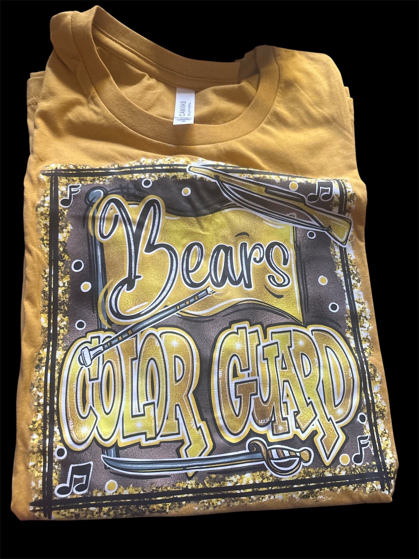 Bears color guard bella canvas