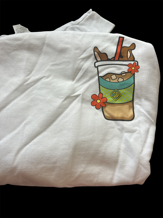 Running on iced coffee crewneck