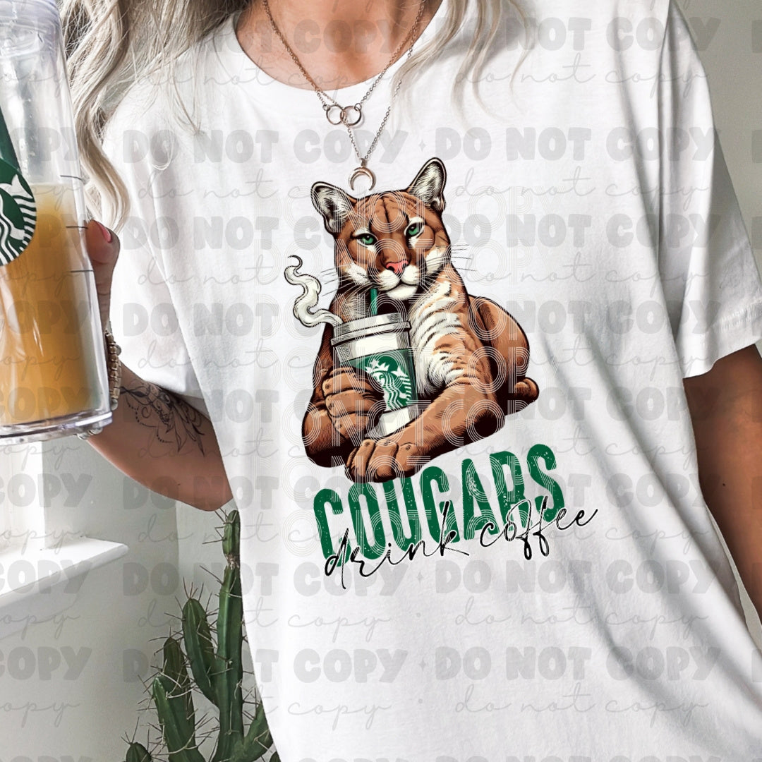 Cougars Drink Coffee