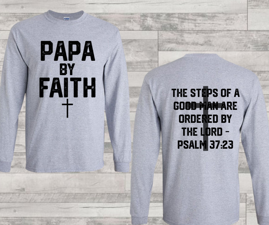 By faith dad (drop down menu)