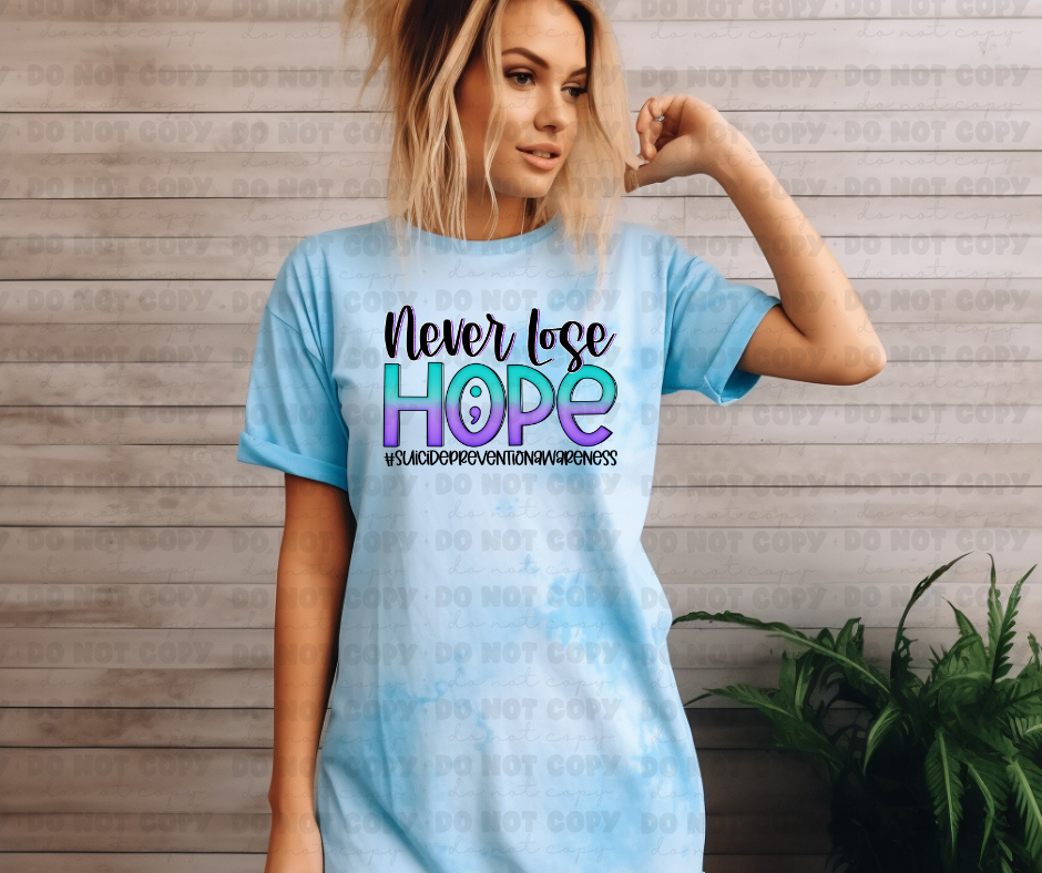 Never lose hope