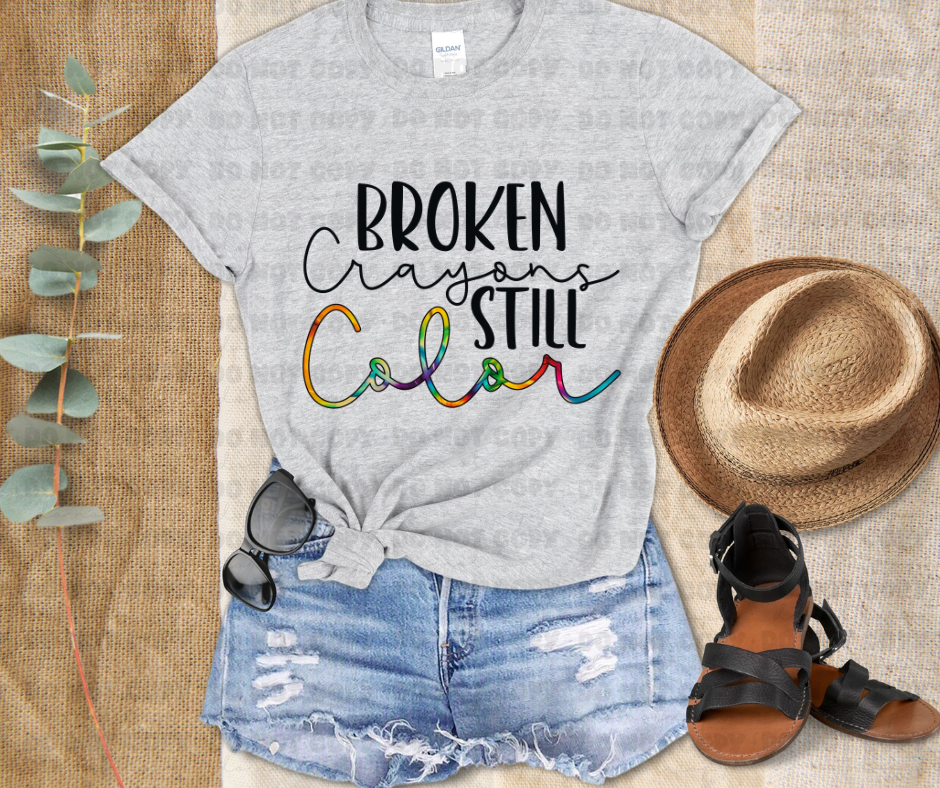 Broken Crayons still Color
