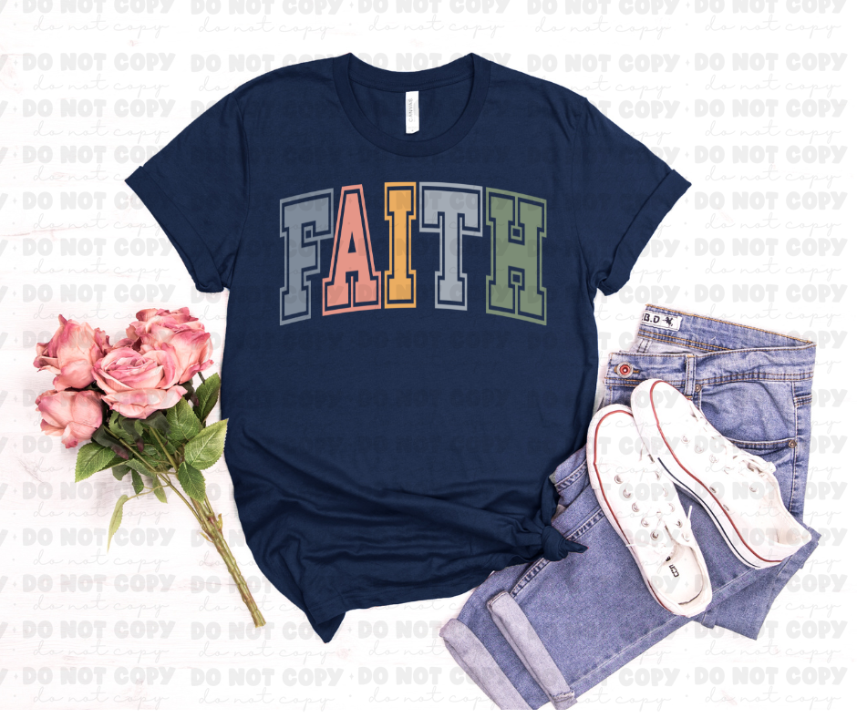 Faith(pastel) Religious shirts