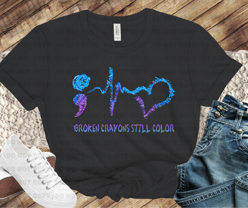 Broken Crayons still Color