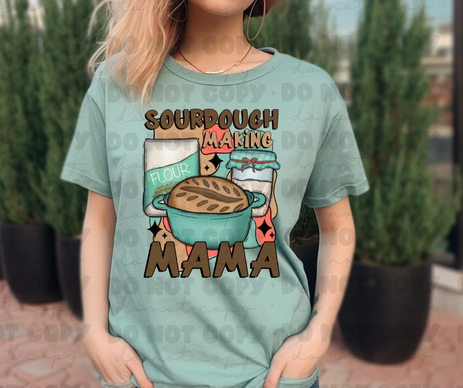 Sourdough making Mama