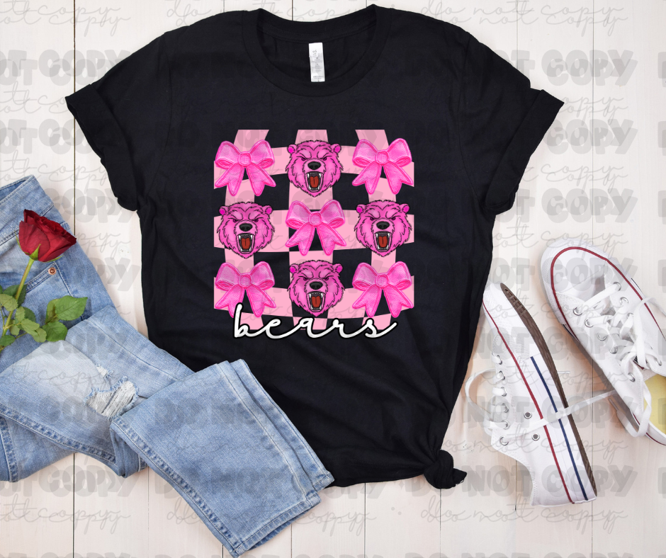 Bear Bows PInk