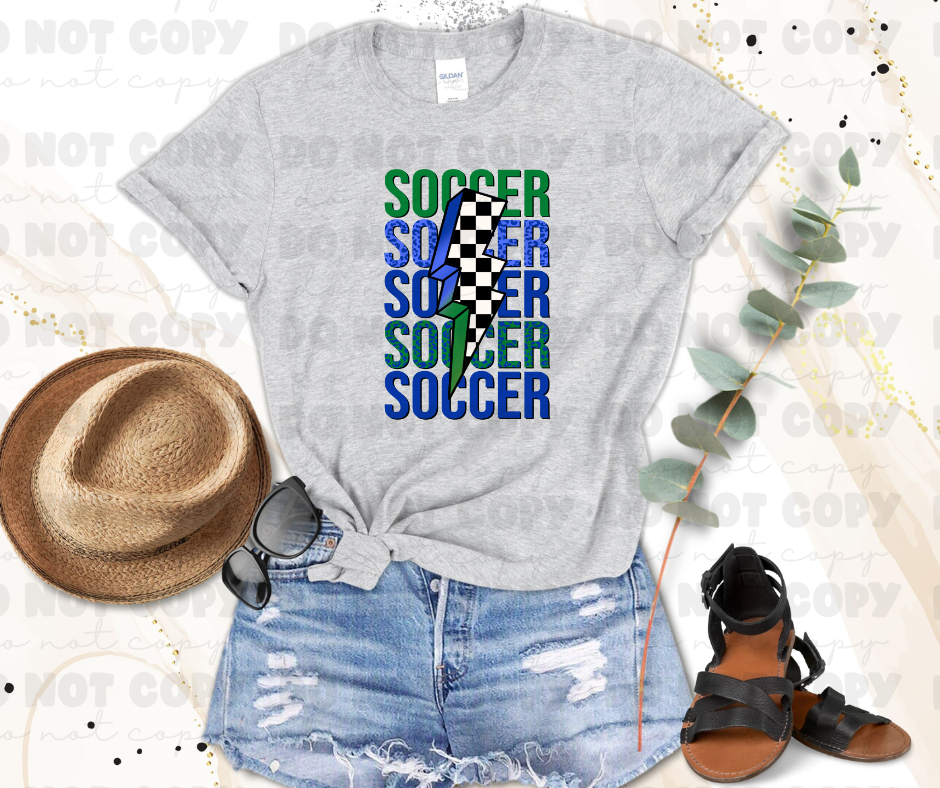 Soccer Blue/Green