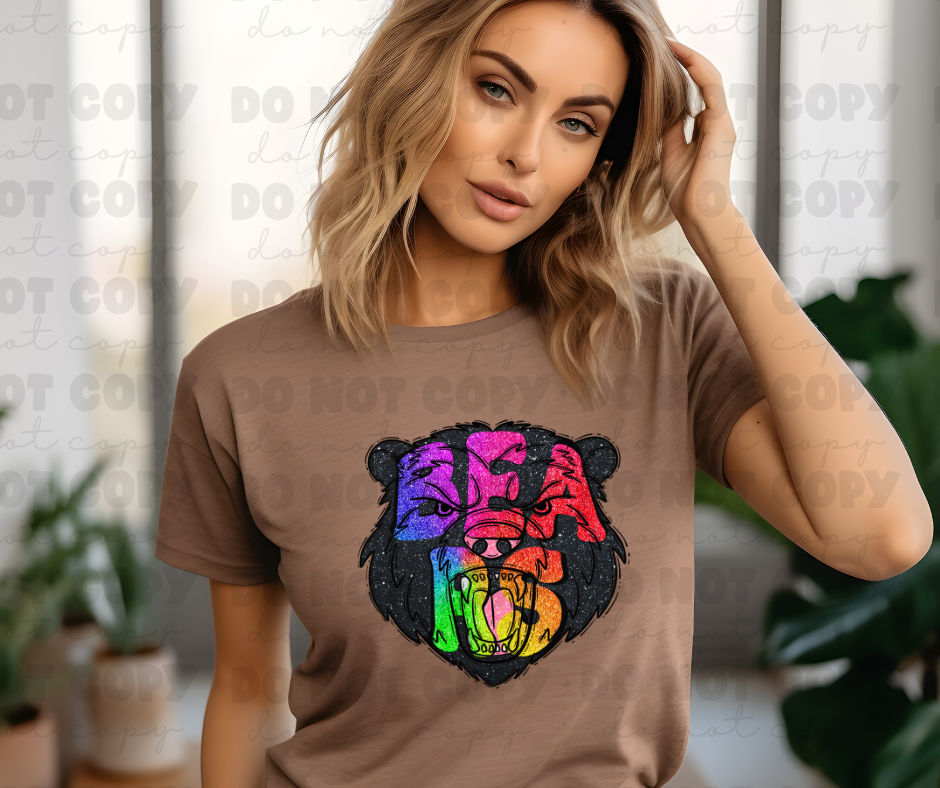 Bears Glitter Head (multi-color)