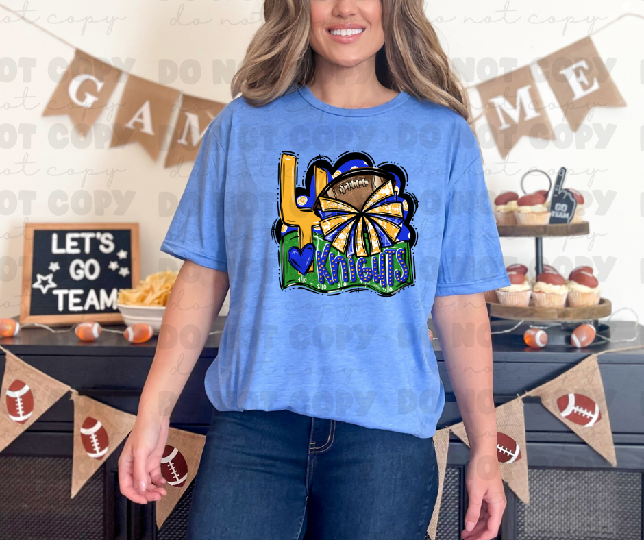 Knights Football Goal Post