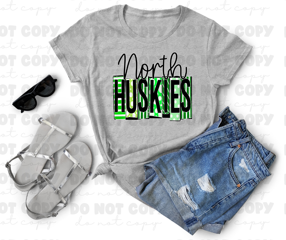 North Huskies (cursive)