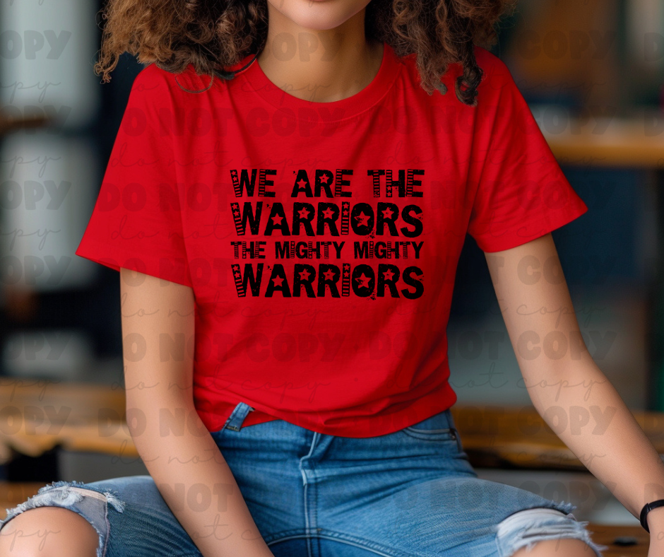 We are the Warriors the mighty mighty Warriors