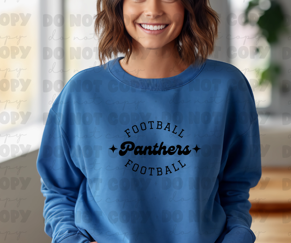 Panthers Football (black)