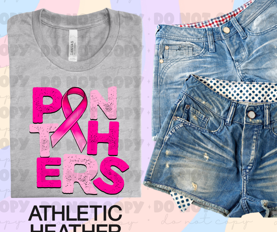 Panthers pink ribbon