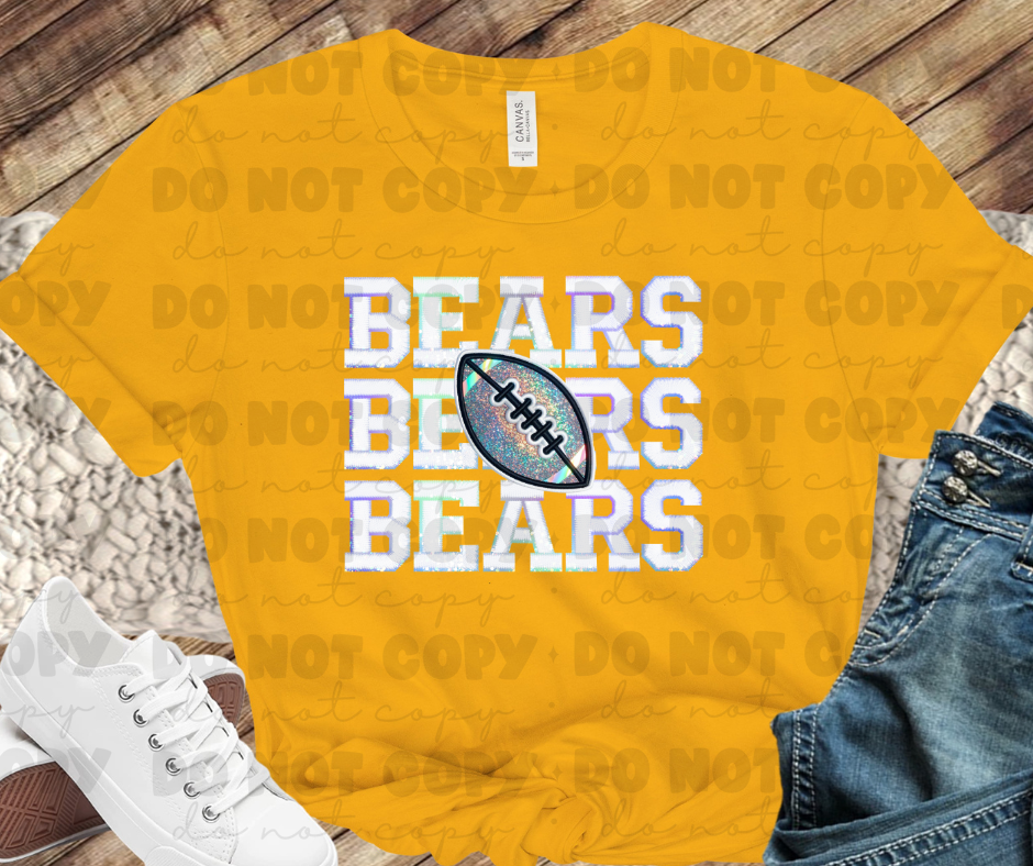 Bears stacked Football