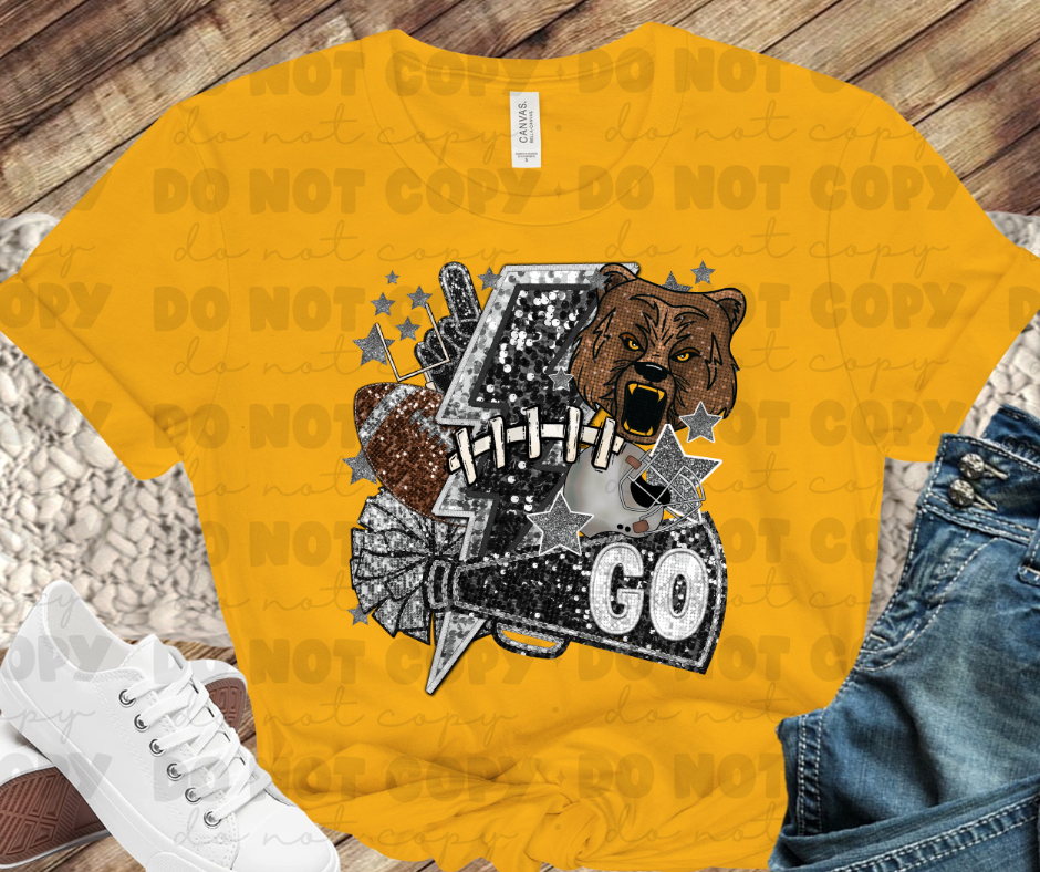 Bears Let's Go Football