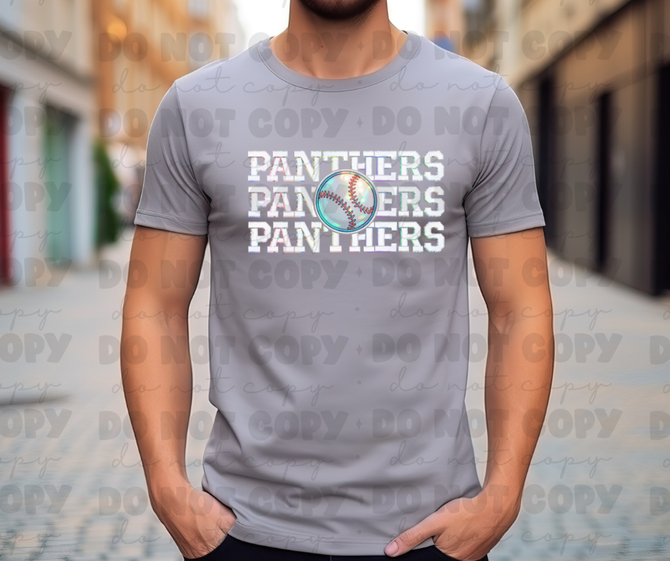 Panthers stacked baseball