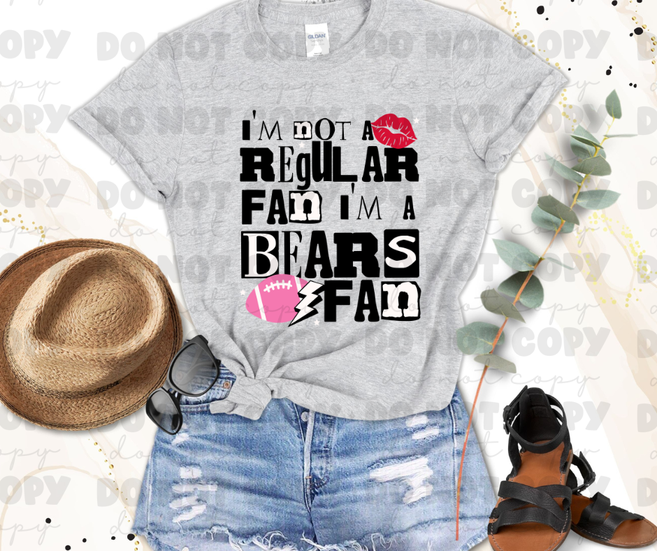 I'm not a regular fan I'm a Bears fan