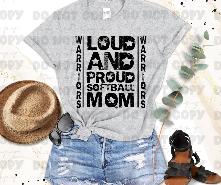 Loud and proud Softball mom Warriors