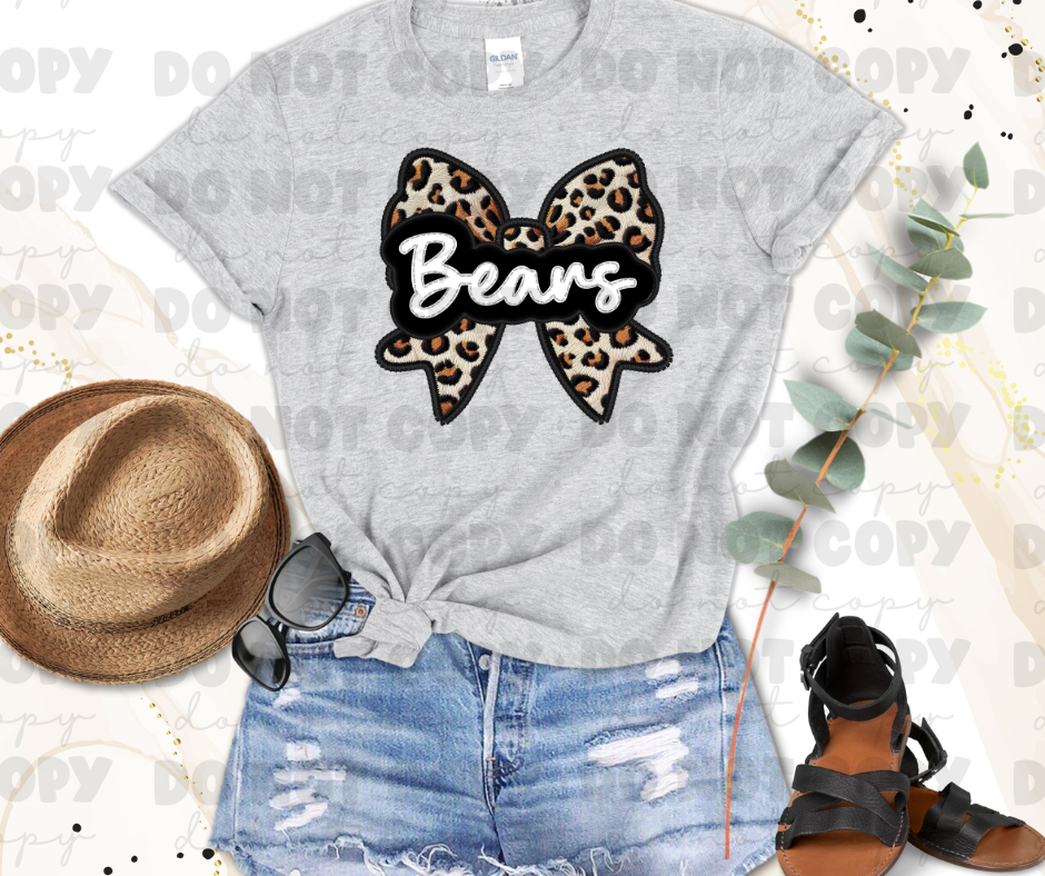 Bears Leopard Bow