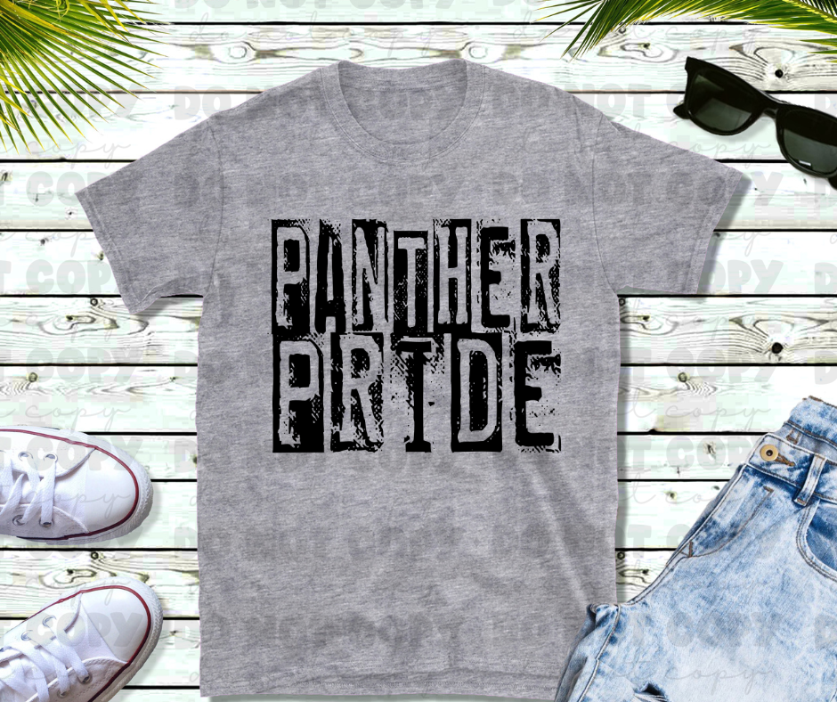 Panther Pride grunge