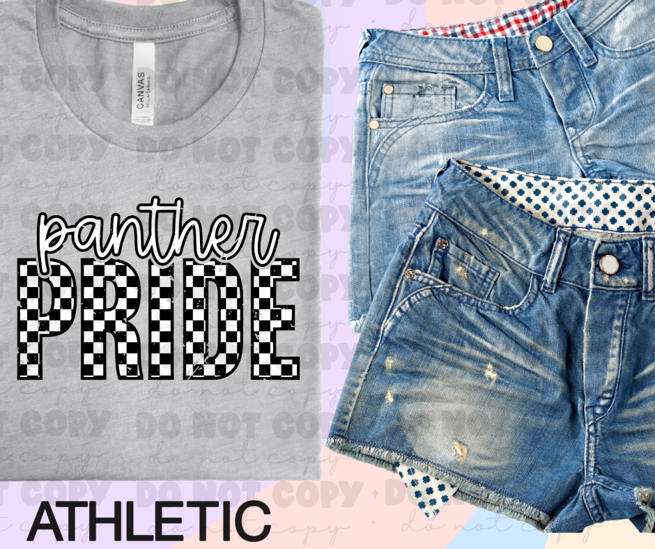 Panthers pride checkered