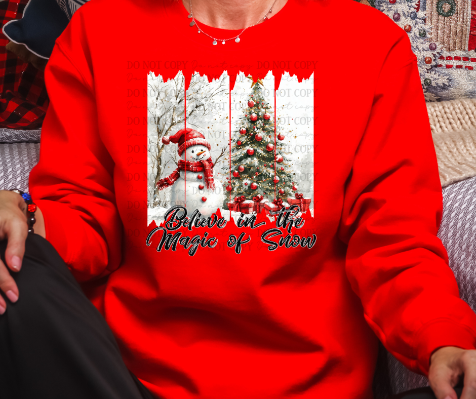 Believe in the magic of snow