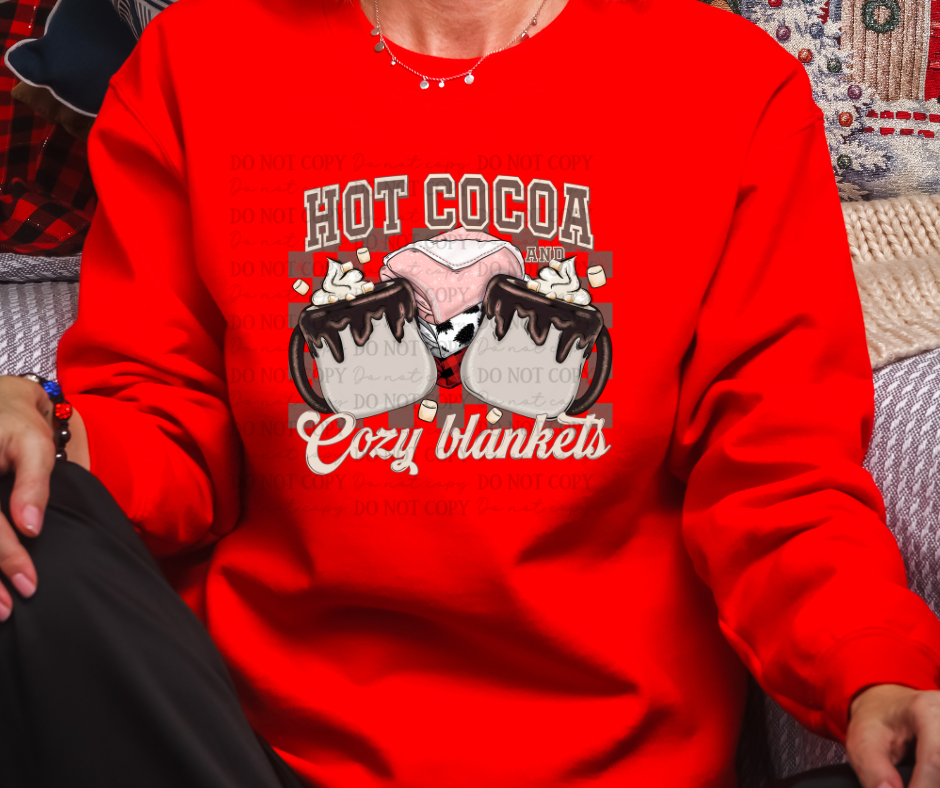 Hot cocoa and warm blankets