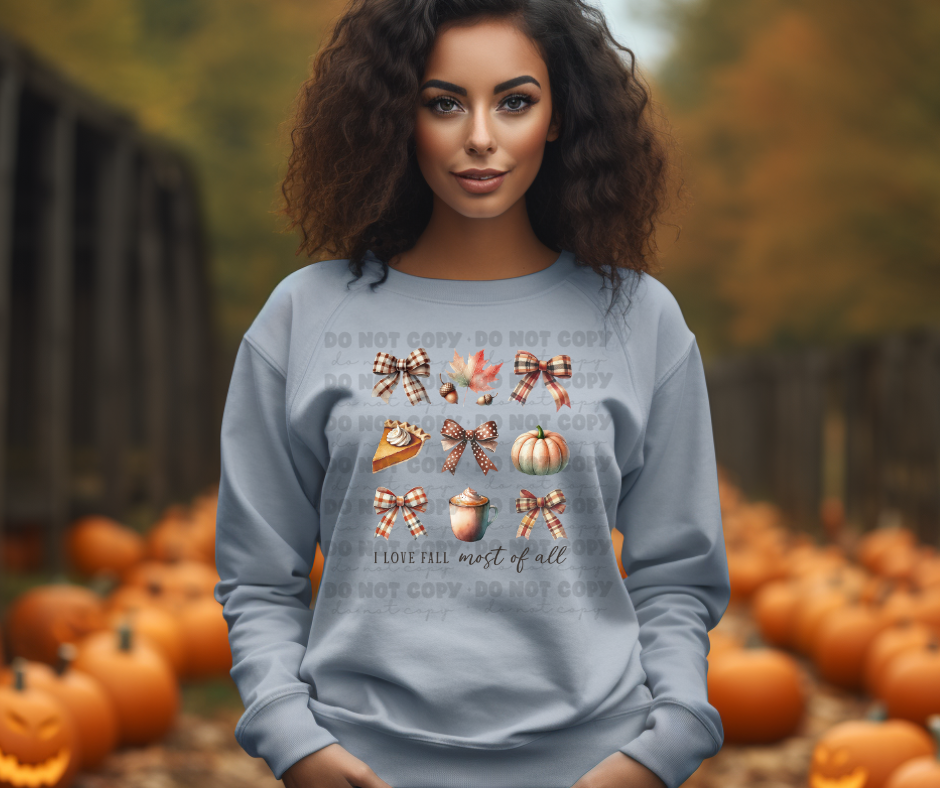 I love Fall most of all Coquette Bows