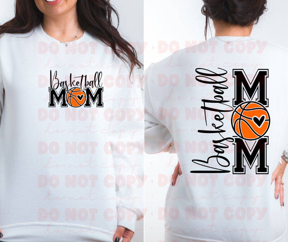 Basketball Mom front and back