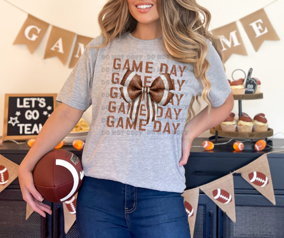 Game Day Football Bow