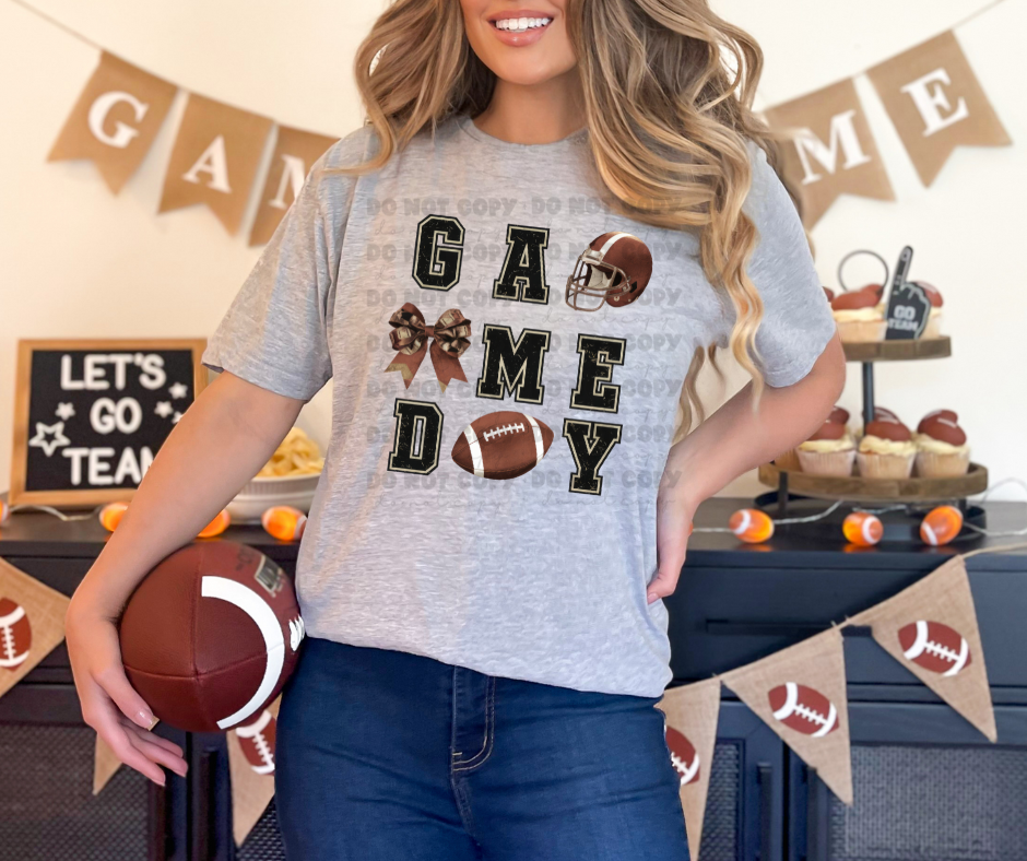 Game Day Football and Helmets