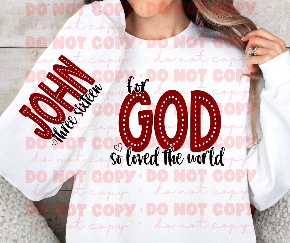 So God so loved the world