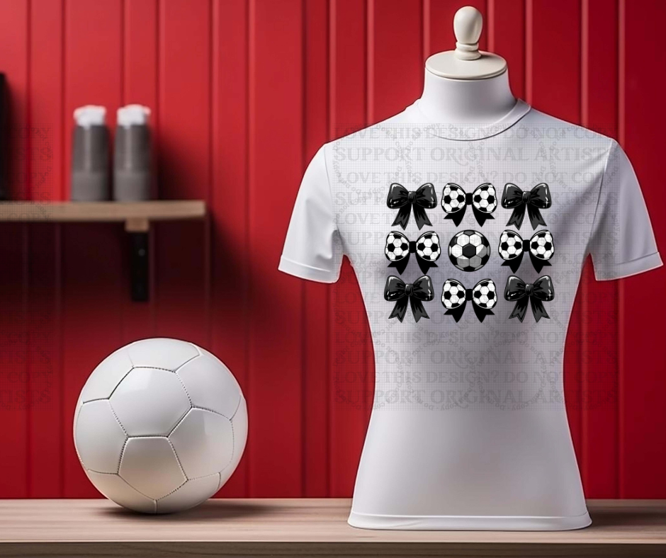Soccer coquette bow
