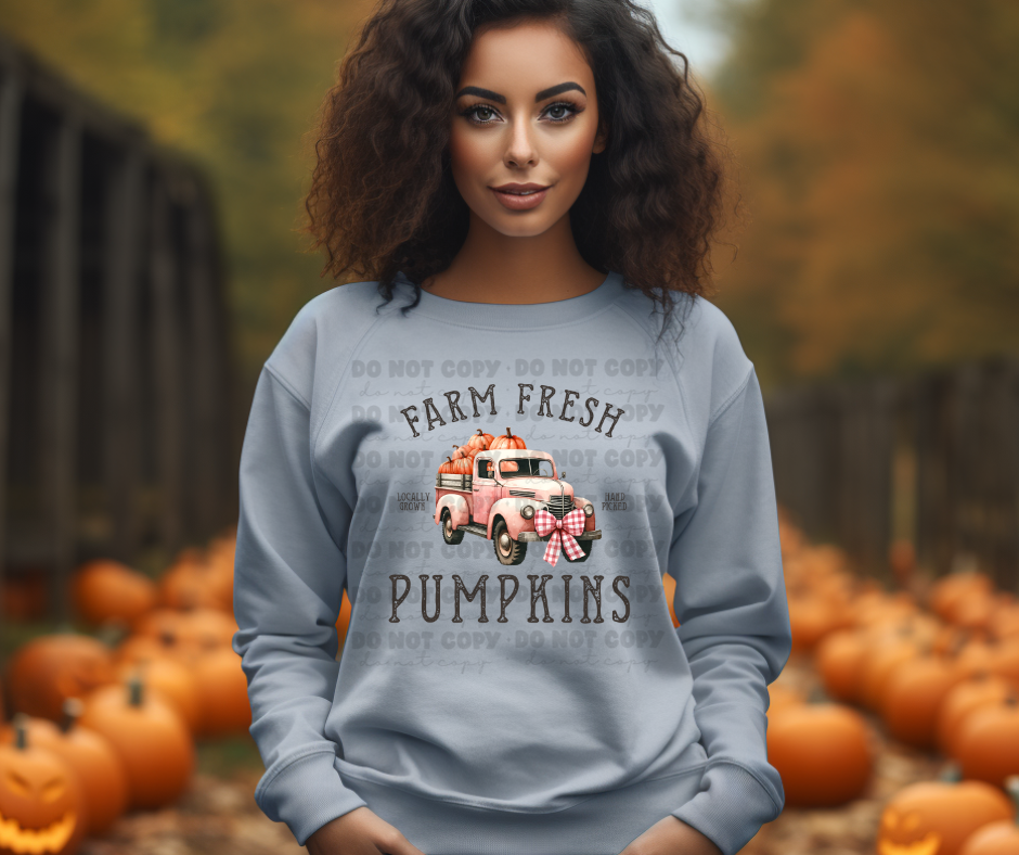 Farm Fresh Pumpkins (Pink Truck)